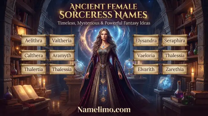 Ancient Female Sorceress Names