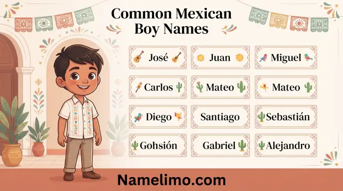 common Mexican boy names