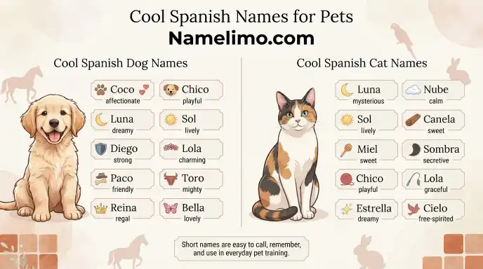 Cool Spanish Names for Pets