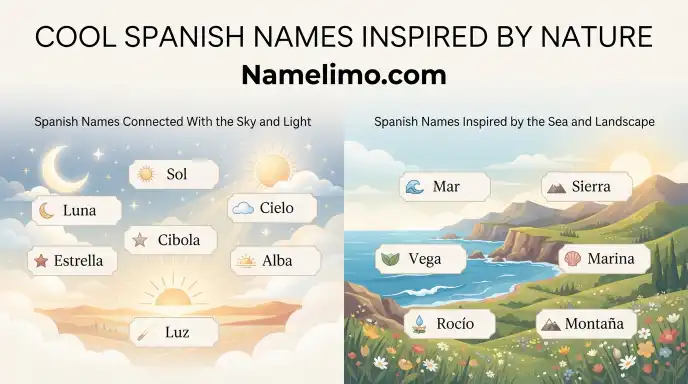 Cool Spanish Names Inspired by Nature