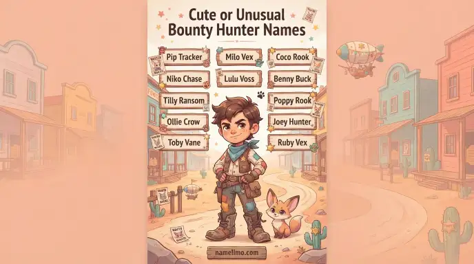 Cute or Unusual Bounty Hunter Names