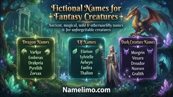 Fictional Names for Fantasy Creatures