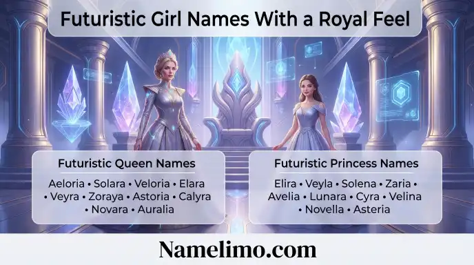 Futuristic Girl Names With a Royal Feel