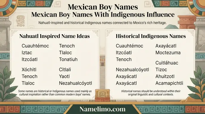 Mexican Boy Names With Indigenous Influence