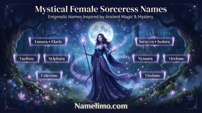 Mystical Female Sorceress Names