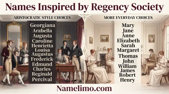 Names Inspired by Regency Society