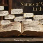 Names of women in the bible