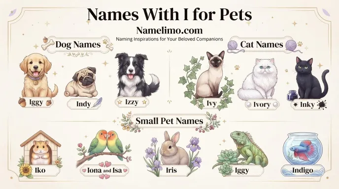 Names with I for Pets