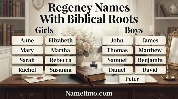 Regency Names With Biblical Roots