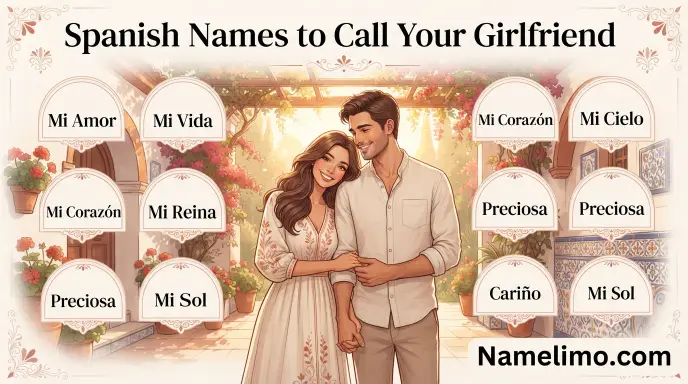 Spanish names to call your girlfriend