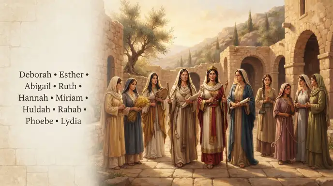 Strong Female Names From the Bible