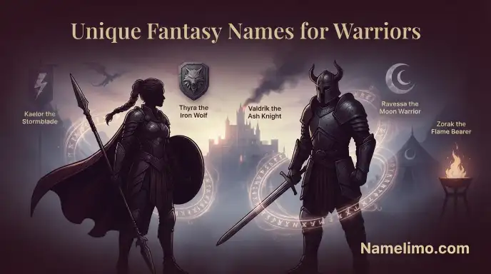 Unique Fantasy Names for Warriors