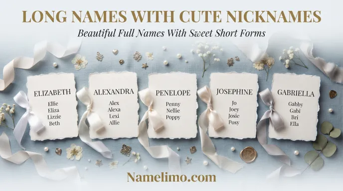 Long Names for Girls With Cute Nicknames