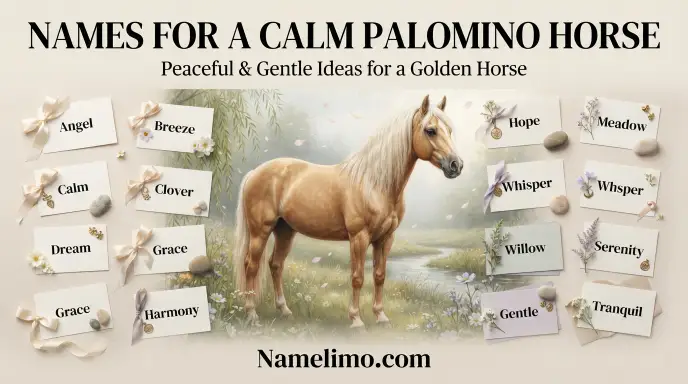 Names for a Calm Palomino Horse